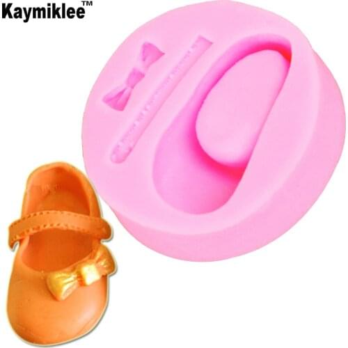 M185 Baby Infant Shoes Silicone Mold Cupcake Fondant Cake Decorating Tools DIY Sugarcraft Decoration Candy Tools