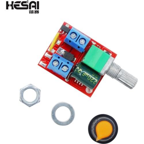 Mini DC Motor PWM Governor 3V6V12V24V35V 5A Speed Switch Ultra Small LED Dimmer