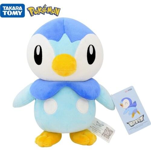 Original 25cm Pokemon Piplup ポッチャマ plush toy cute cartoon Pikachu Dratini plushdoll big doll pillow rag doll child birthday gift