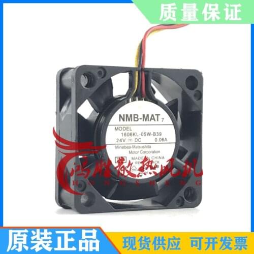 Original NMB 4015 1606KL-05W-B39 4cm 24V 0.06A CNC machine tool inverter copier Fanuc fan