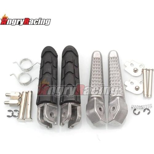 Front Rear Footrests Foot pegs For Honda CB400 Superfour VTEC 1-4 CB250 CB900 Hornet 250 900 CB1300 NC750S NC750X NC700 NC 750