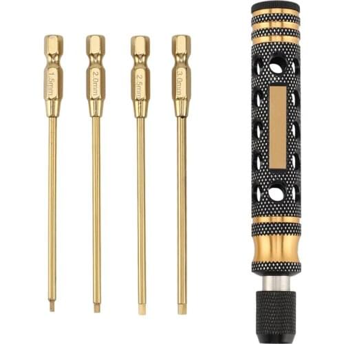 Hot SV-6.35mm Hex Screw Nut Slotted Screwdriver for RC Airplane FPV Aircraft Drone Repair Tool