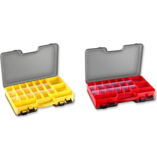 Fishing Bait Durable Waterproof Storage Box Removable Grille Fishing Tackle Box Portable Multi-function Tool Hook Accessories