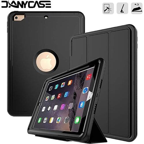 Heavy Duty Smart Case For iPad 9.7 2017 2018 Mini 1 2 3 4 5 Shock Proof Protective Cover For iPad Air 2 10.2 7th 8th Gen 2020