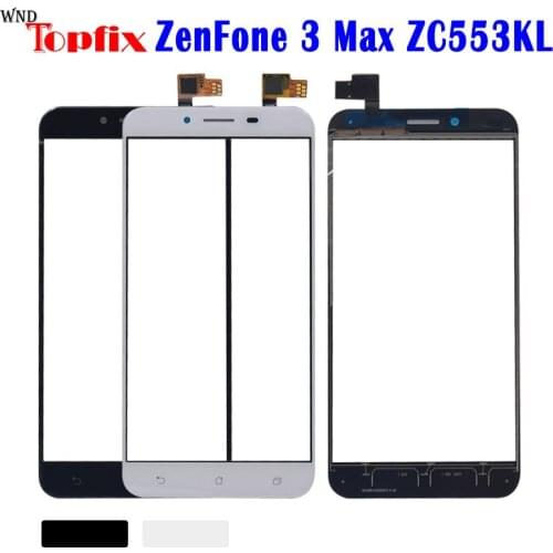 TOP Quality Outer glass panel For Asus ZC553KL Touch Screen Digitizer Replacement Parts For Asus ZenFone 3 Max Sensor Lens Touch