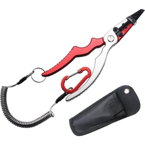 1PCS aluminum aluminum fishing pliers tool tool pliers multifunctional stainless steel scissors split ring hook removal tool