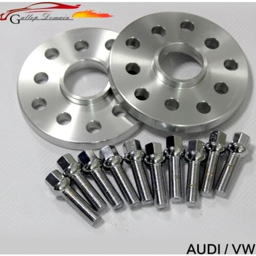2PCS 12mm Wheel Spacers suit for Car Audi Kit 5x100/5x112 CB:57.1 A1/A2/A3/A4(B5,B6,B7)/A6(C4,C5,C6)/A8(4E)/TT/ALLROAD/Quattro
