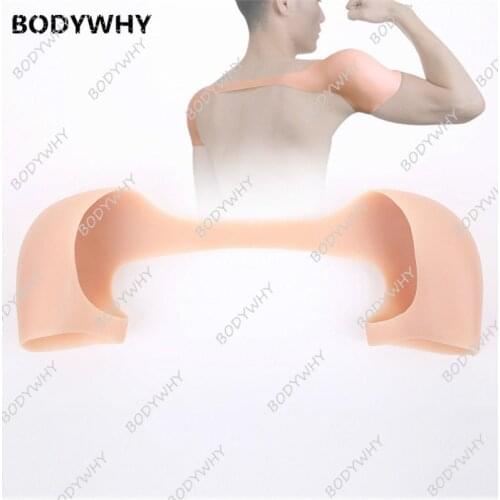 2020 Shoulder Muscle Push-up Soft Silicone Solid Pads Enhancer Shoulder 500g For Men Styles Stronger Cosplay Mens Body Shaper