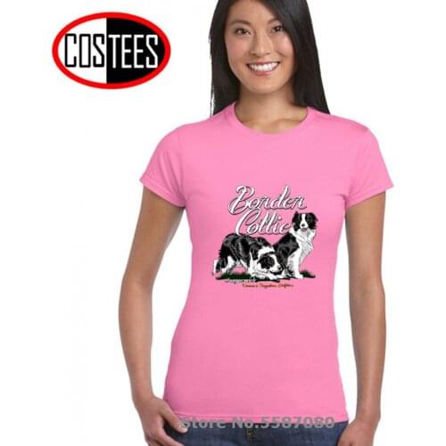 2020 Vogue Vestido Cute Border Collie T shirt men Border Collie dog T-shirt Dog lover birthday gift tee shirt camiseta masculina