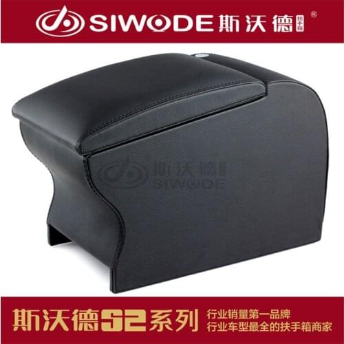 Free Punch Car Central Armrest Box for Volkswagen Tiguan Manufacturers with High Quality Wooden Customized for Any Car Model