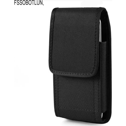 FSSOBOTLUN,5.5-6.0"For Huawei Honor View 10 Holster Case,Nylon Pouch With Hook Carabiner Belt Loop Bag For Huawei Honor 8 Pro