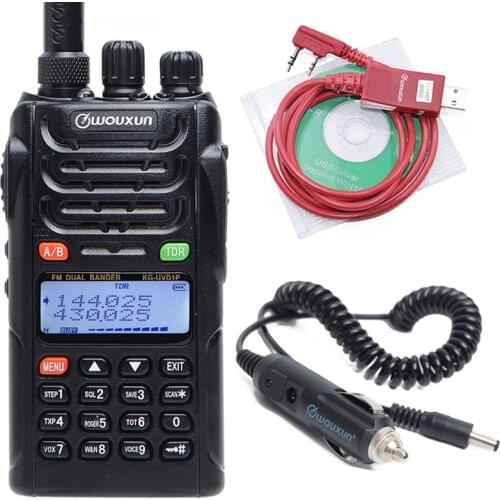 WOUXUN KG-UVD1P Dual Band 136-174MHz &406.1-470MHz 1700mAh Battery Handheld FM transceiver VOX KGUVD1P Protable Walkie Talkie