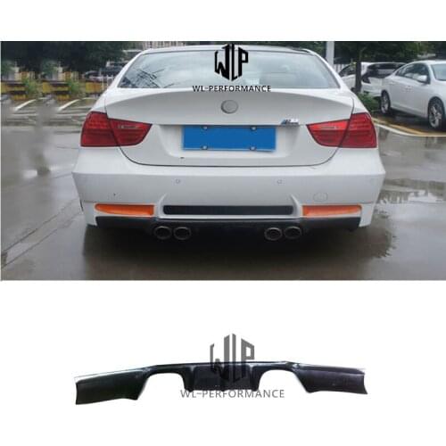 E90 3 Series High Quality Carbon Fiber Auto Car Rear Bumper Aprons Side Spoiler for BMW E90 3 Series M3 Car Body Kit