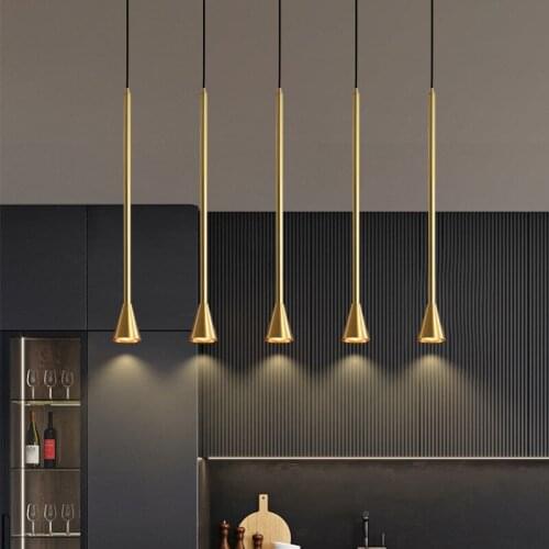 Europe Modern Chandelier Copper Glass Pendant Light Lighting for Dining Room Restaurant Bedroom Ceiling Hanging Lamps home Decor
