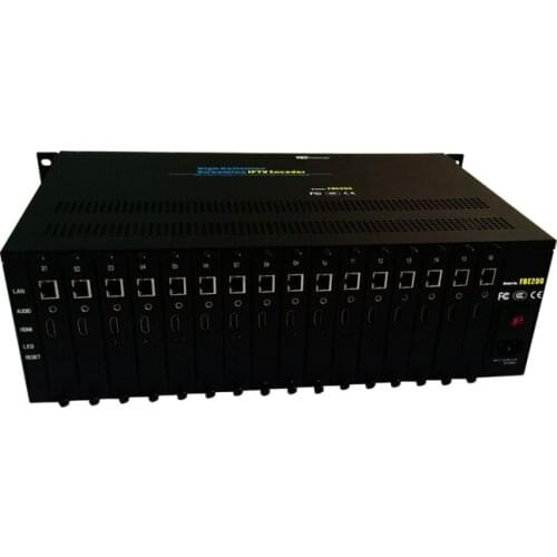 FMUSER 16 in 1 H.264 High Definition HD IPTV Streaming Encoder-FBE216-H.264