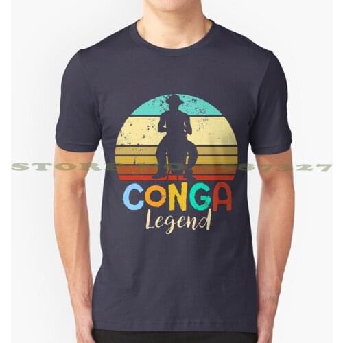 Conga Drum T - Shirt Cuba Music Tumbadora Drummer Gift Cool Design Trendy T-Shirt Tee Love Congas Percussion Marching Band Drum
