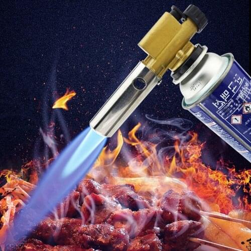 1300°C Flame Gas Torch Airbrush Butane AutoIgnition Lighter Soldering Welding Burner Outdoor Camping BBQ Tools Cooking Supply