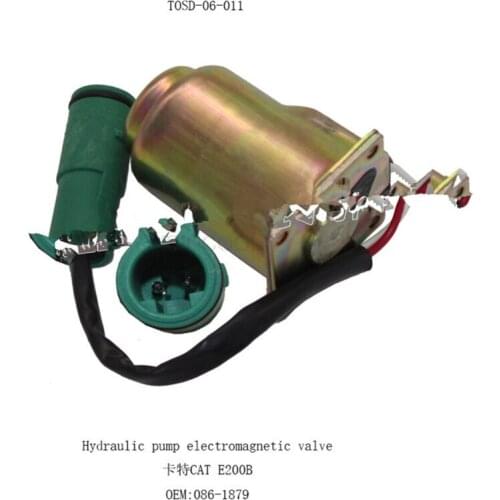 FOR CAT CAT excavator E200B hydraulic pump proportional main pump solenoid valve vice 0861879 Excavator Accessories