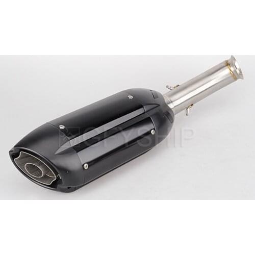 Motorcycle Exhaust Muffler And Mid Link Pipe Moto Escape For MIVV For KTM DUKE 125 DUKE 390 RC 390 2017 2018 Slip-on RC390 RC125