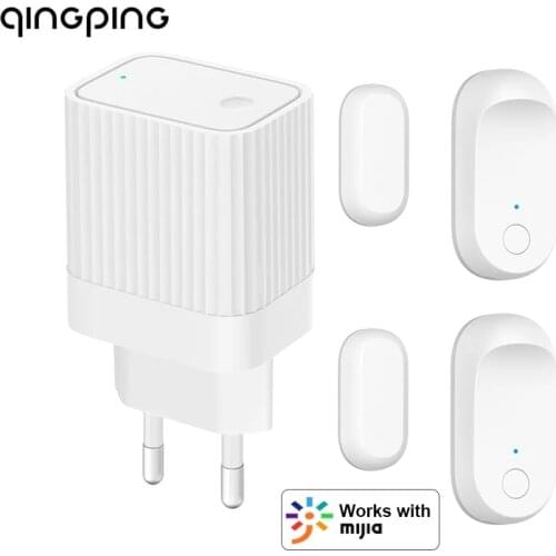 Youpin Qingping Gateway Hub Door Window Sensor Home Security Alarm Detector IoT Device WiFi Connection Works with Mi Home APP