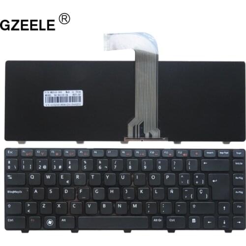 Spanish Laptop keyboard for DELL Vostro 3550 XPS L502 N4110 N4120 M4110 N4050 M4040 N5050 M5050 M5040 N5040 SP keyboard black