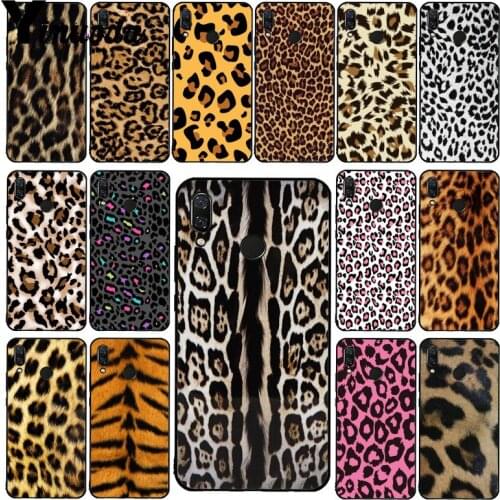 Yinuoda Fashion Tiger Leopard Print Panther Phone Case for Xiaomi Redmi8 4X 6A S2 Go Redmi 5 5Plus Note8 Note5 7 Note8Pro