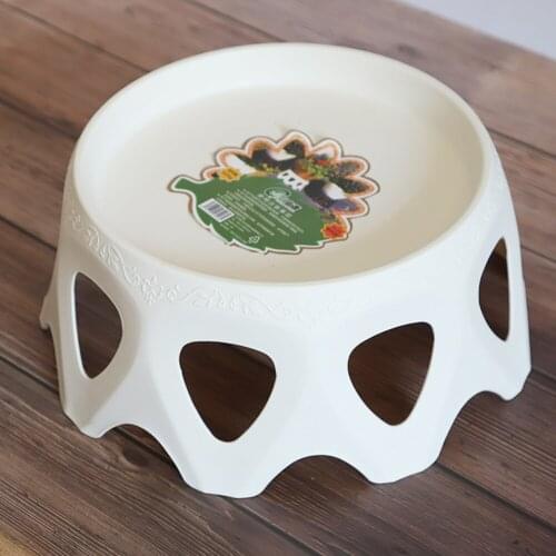 Planter Pot Flower Stand Rack Stand for Flower Pot Durable Potted Holder Home Outdoor Rustproof Container Round Supports Rack