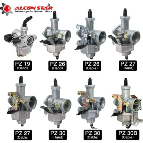 Alconstar-PZ19/PZ26/PZ27/PZ30 Carburetor Carb Hand Cable Chock/Automatic for 50CC-250CC Dirt Pit bike ATV Quad Go kart Motocross