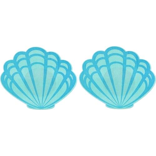 10 Pairs Self Adhesive Satin One-off Breast Petal Pasties Nipple Cover Bra Pad Patches Sticker