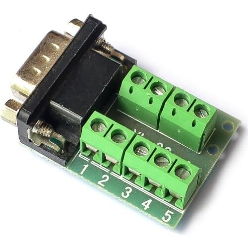 DB9 connector female adapter signals Terminal RS232 Serial to Terminal