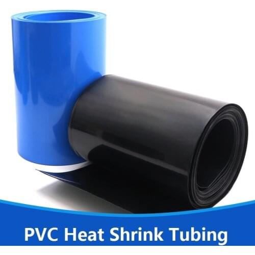 PVC Heat Shrink Tubing Width 258mm Diameter 164mm (for Batteries Wrap) -1/3/5 Meters