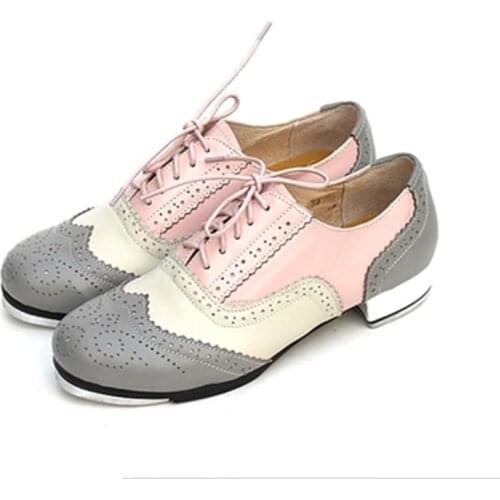 Genuine Leather Adults Children Men Women international Tap shoes Cow leather production Tap dance shoes scheduled special Hot