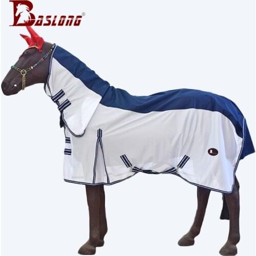 Spring And Summer Anti-mosquito And Fly-proof Rug White Breathable Mesh Horse Covering Cloth