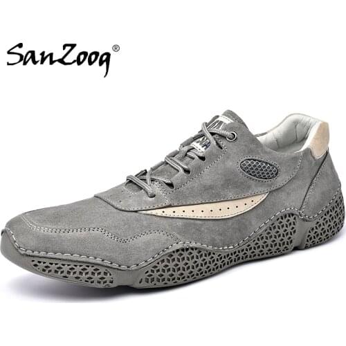 Spring Autumn Handmade Casual Men Leather Sneakers Breathable Fashion Designer Shoes Zapatos Casuales Para Hombre De Cuero