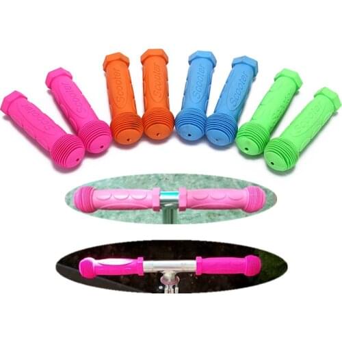 1 Pair Anti-skid MTB Bicycle Grips RubberTricycle Skateboard Scooter Grips Handle Bike Handlebar Grips Cover For Child Kids
