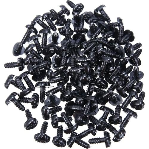 100pcs 10*13mm Safety Plastic Nose Kids Stuffed Toy DIY Nose Accessories For Teddy Bear Animal Doll Puppets