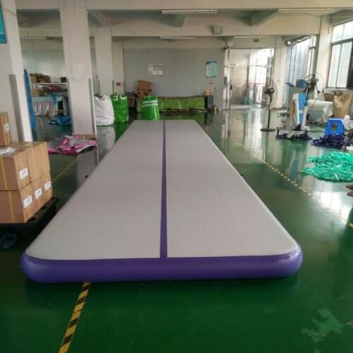 Free Shipping 8*2*0.2m,9m,10m Gymnastics Mats Tumbling Mat Series Air Floor Mat Gymnastics Tumbling Mats for Gymnastics Training