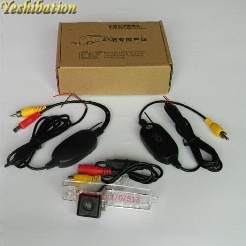 Wireless CCD Reverse Back Up Camera For Toyota RAV4 Vanguard NO Spare Wheel On Door Parking Camera License Plate Light