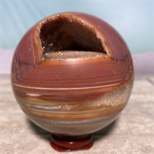 Druzy Agate Blue Lace Natural Voog Quartz Crystal Ball Cluster Healing Stones Specimen Home Craft Decoration Gift Geode Shpere