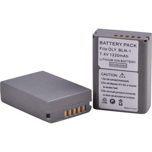 Durapro 2 x BLN-1 BLN1 Replacement Camera baterie for Olympus OM-D E-M1 E-M5 Mark II PEN-F E-P5 EM1 EM5 PENF EP5