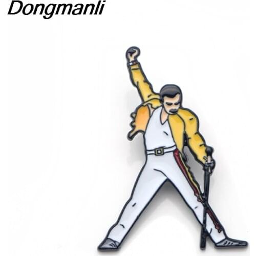 DZ326 Enamel Pins Brooches for Women Men Lapel Pin Backpack Bags Hat Badge Gifts Metal Figure