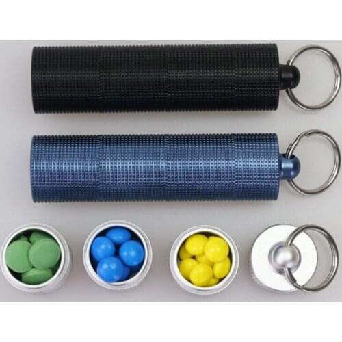 EDC Outdoor Portable Pill Box With Multi-cell Waterproof Seal Small Pill Bottle Mini Large Sub-package Moisture-proof Box