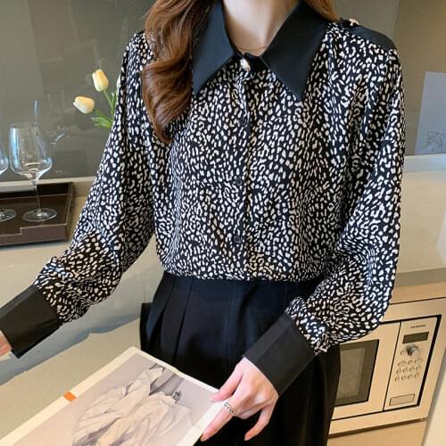 Houthion Leopard Blouses
