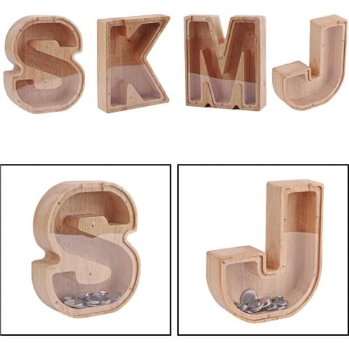 Money Box Guitar/Letter Shape Piggy Bank Coin Bank Fun Gifts for Kids