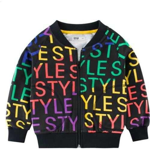 Spring Bomber Jackets For Boys Clothes 2-10Y Childrens Outdoor Sports Fashion Windbreaker Baby Outerwear Kids Coats