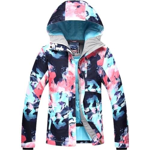 GSOU SNOW Snowboard Jacket Women Winter Waterproof Windproof Breathable Outdoor Sport Clothing Warm Coat