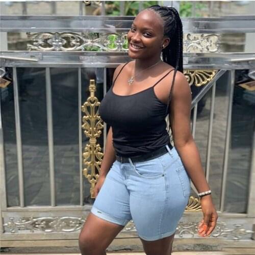 Summer Pantalones De Mujer Jeans Womens Shorts Pants Skinny High Stretch Thin Fashion Slim Fit Hip Oversized Shorts Jean Femme