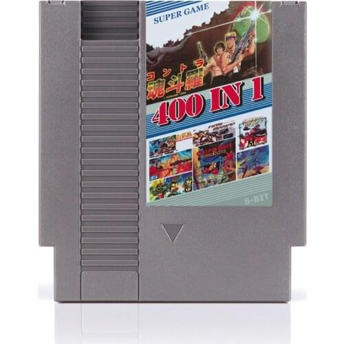 Hot 400 In 1 No Repeat 72pin Game Card With game Contra Spider Man Turtle Fighters Region Free