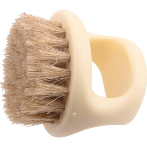 6.5x6cm Car Interior Soft Bristle Brush Detailing Leather Seat Mat Dashboard Cleaning Tool