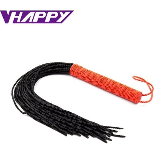 New Multi Colors 50cm Spanking Sex Aid Nylon Flogger Whip Fetish Whips Sex Games Toys For Couple sex Toys VP-WP001004A
